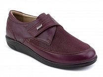 231161 Сурсил-Орто (Sursil-Ortho), туфли для взрослых, кожа, стрейч, бордовый, полнота 5 в Хабаровске