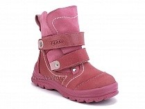 215-96,87,17 Тотто (Totto), ботинки детские зимние ортопедические профилактические, мех, нубук, кожа, розовый. в Хабаровске
