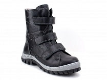 207ч (31-40) Аквелла (Akwella), ботинки зимние ортопедические с высоким берцем, натуральная шерсть, кожа, черный в Хабаровске
