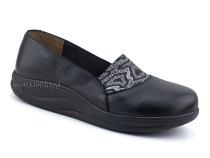 81-22-417/58Ч Рикосс (Ricoss) туфли для взрослых, кожа, черный, полнота 9 в Хабаровске