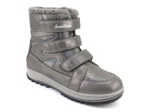 А35-100-4 Сурсил (Sursil-Ortho), ботинки подростковые ортопедические с высоким берцем, зимние,  шерсть, кожа, текстиль, серый в Хабаровске
