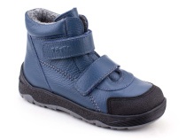 2458-702 Тотто (Totto), ботинки детские утепленные ортопедические профилактические, кожа, джинс в Хабаровске