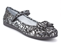 36-250 Азрашуз (Azrashoes), туфли подростковые ортопедические профилактические, кожа, черный, серебро в Хабаровске