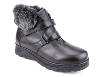 8220-5С-0 Доктор Спектор (Doktor Spektor), ботинки зимние, ортопедические для взрослых, кожа, шерсть, черный, полнота 11 в Хабаровске