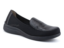 84-52Т-22-402/30 Рикосс (Ricoss) туфли для взрослых, кожа, лак, текстиль, черный, полнота 9 в Хабаровске